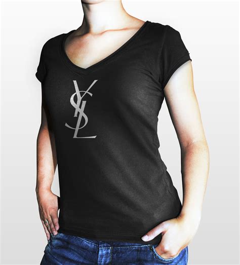 ysl t shirt women|saint laurent t shirt women's.